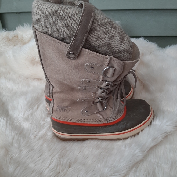 SOREL Womens Tall Winter Duck Boots Sz 6.5 - Picture 7 of 8